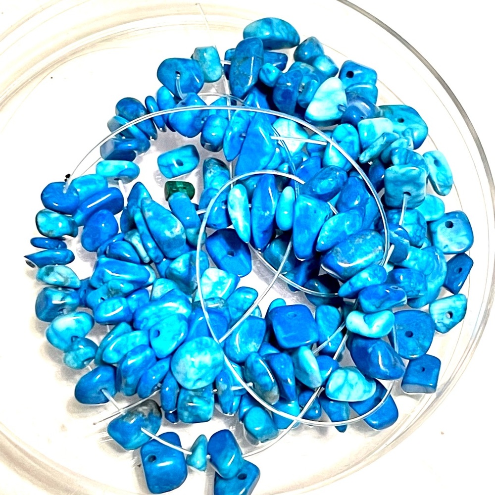Lot of Dyed Howlite Nuggets
